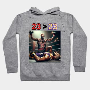 Jordan versus Lebron Hoodie